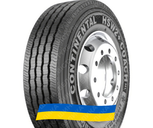 295/80R22.5 Continental HSW2+ Coach 154/149M Рульова вантажна шина